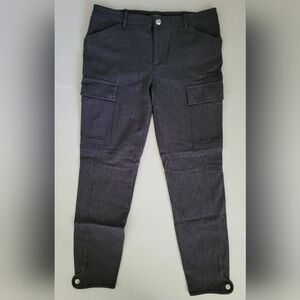 Lauren Ralph Lauren Grey Slim Fit Carpenter Style Multi pocket Trouser Pants